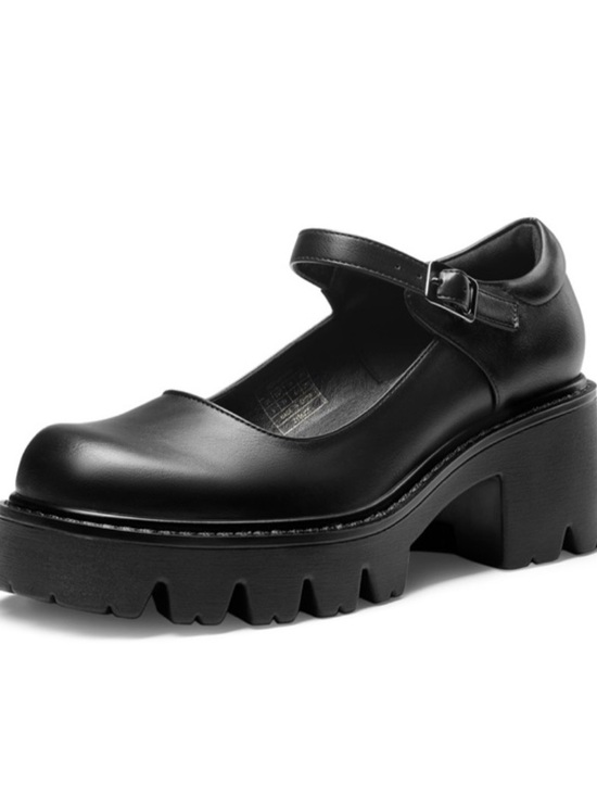 Dream Pairs|Black Chunky Platform Mary Jane Shoes|Black|9.5|NWOB - Picture 9 of 10